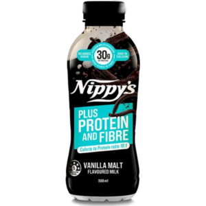 Nippy's Plus Protein Vanilla Malt 500mls 12PK