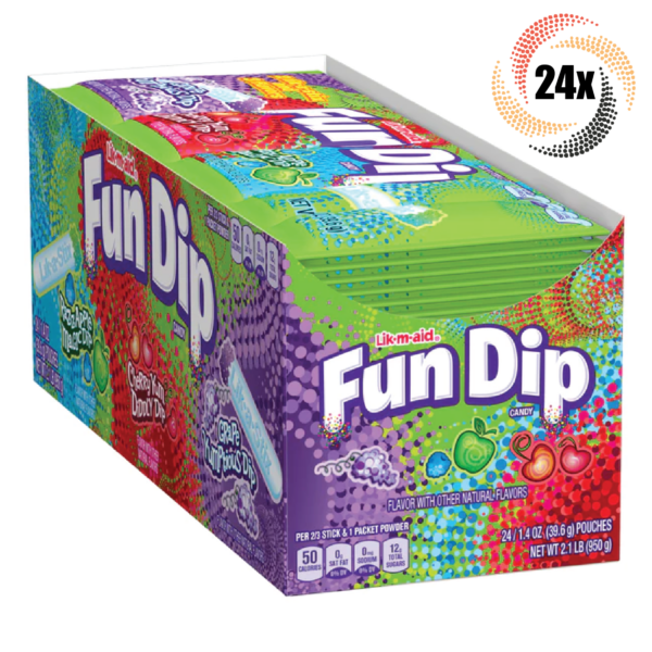 USA LIKMAID Fun Dip 39.6GM 24PK (BB 21 Apr 2027)