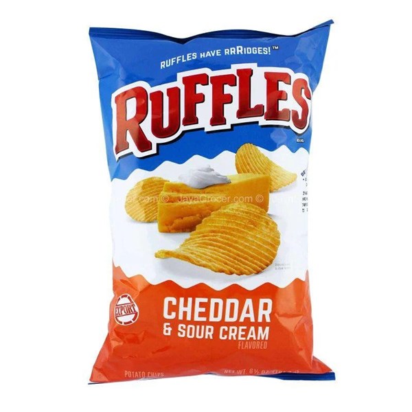 RUFFLES Cheddar & Sour Cream 184GM 15PK