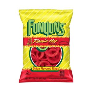 Funyuns Onion Rings Flamin Hot 163GM 8PK