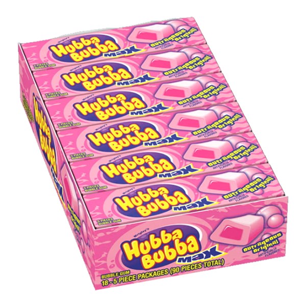 100823 Hubba Bubba Max Original 18PK