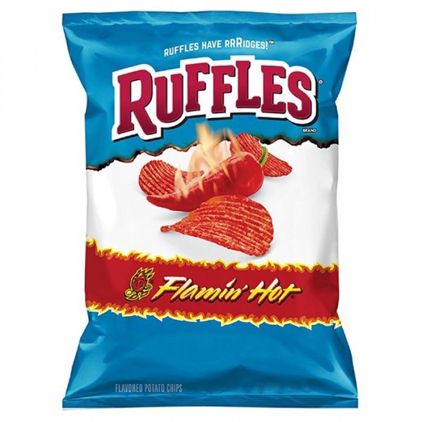 RUFFLES Flamin Hot Potato Chips 184GM 15PK