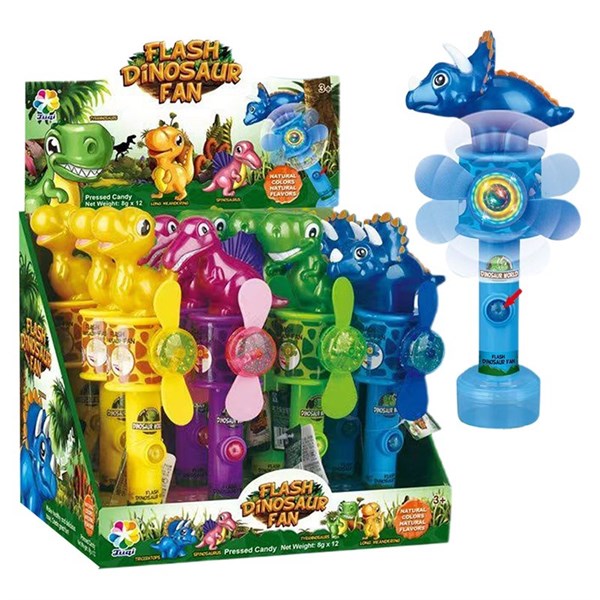 Kidzfrenzy Flash Dinosaur Fan 8GM 12PK