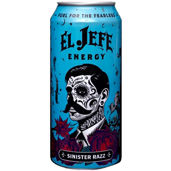 EL JEFE Energy Drink Sinister Razz 473mls 12PK