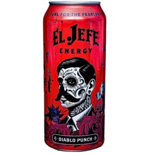 125994 EL JEFE Energy Drink Diablo Punch 473mls 12PK