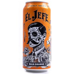 EL JEFE Energy Drink Baja Orange 473mls 12PK