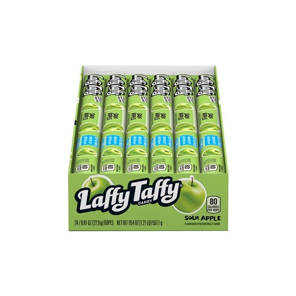 Laffy Taffy Rope Sour Apple 24PK
