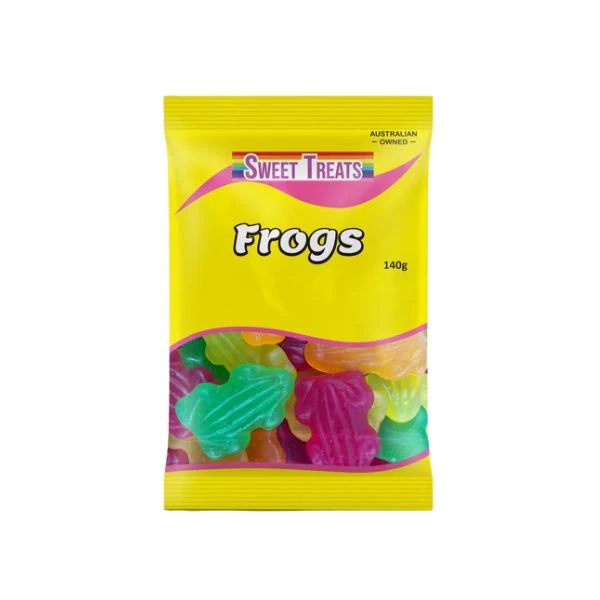 Sweet Treats Frogs 140GM 24PK (width=