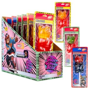 Juicy Jelly Giant Gummy Bear 170GM 6PK