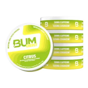 pouchpill-citrus-2_2048x BUM Energy Pouches Caffine+Cognizin Pouch Citrus 5PK