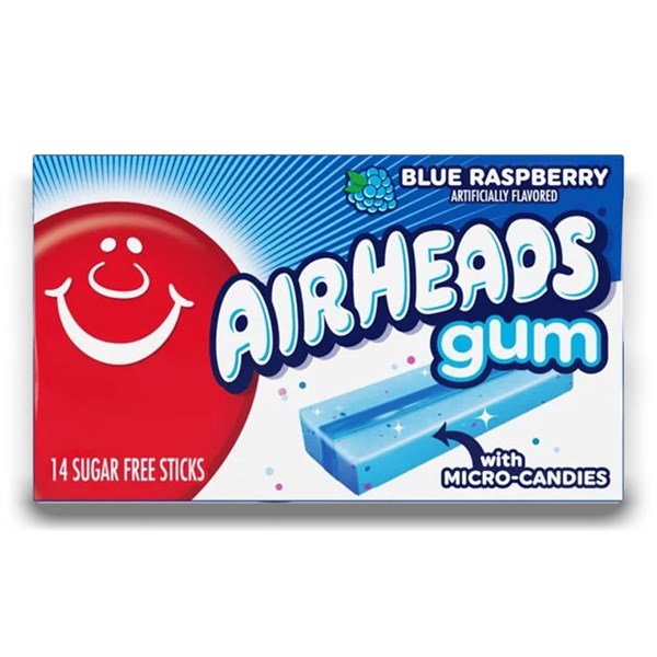 AIRHEAD GUM Blue Raspberry 12PK