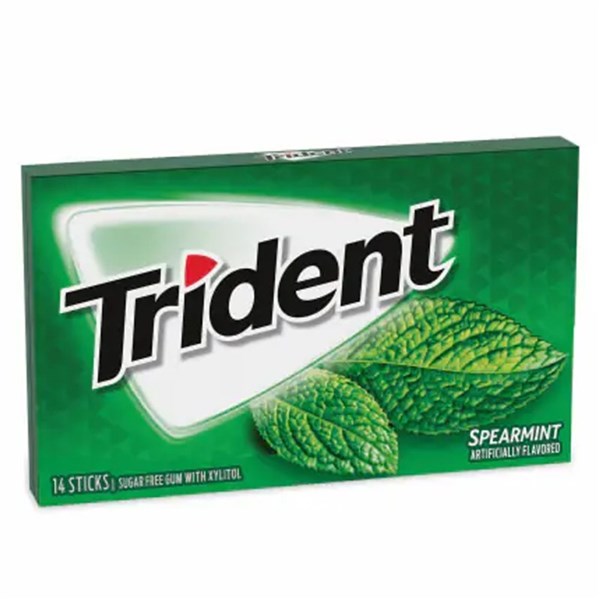 Trident Spearmint Gum 14PCS 12PK