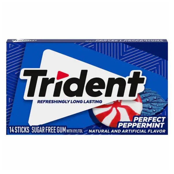 Trident Peppermint Gum 14PCS 12PK