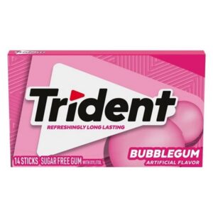 117999 Trident Bubblegum Gum 14PCS 12PK