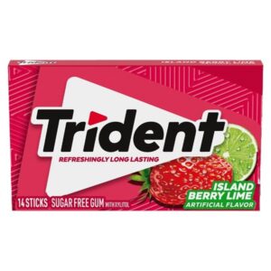 118033 Trident Island Berry Gum 14PCS 12PK