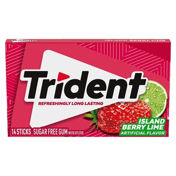 Trident Island Berry Gum 14PCS 12PK