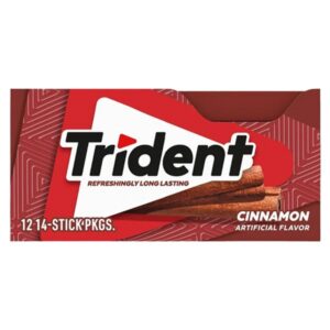 121743 Trident Cinnamon Gum 14PCS 12PK