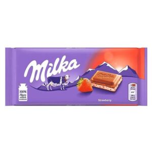 UK Milka Strawberry Yoghurt 100GM 22PK