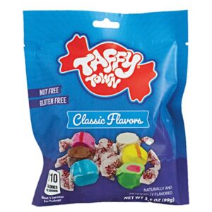 125185 TAFFY TOWN Salt Water Taffy Assortment Hangsell 99GM 12PK