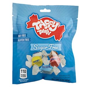 125208 TAFFY TOWN Salt Water Taffy S/Free Assortment Hangsell 85GM 12PK