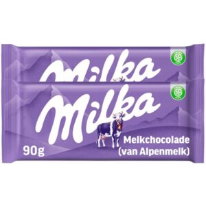 UK Milka Alpine Chocolate 90GM 25PK