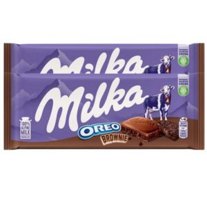 126939 UK Milka OREO Brownie Chocolate 100GM 22PK