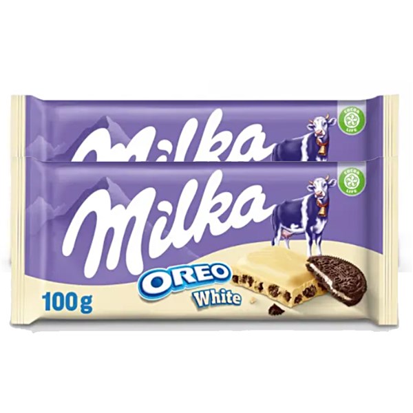126946 UK Milka OREO White Chocolate 100GM 22PK