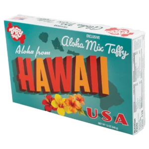 12ozHawaiiGiftBoxFront_1280x TAFFY TOWN Salt Water Taffy Hawaii Theatre Box 340GM 1 EA