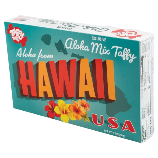 TAFFY TOWN Salt Water Taffy Hawaii Theatre Box 340GM 1 EA