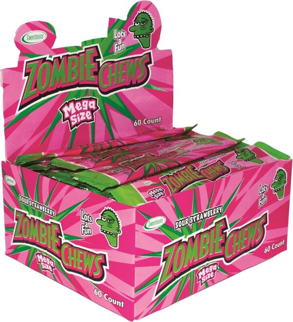 Zombie Chews Strawberry 28GM *72PK