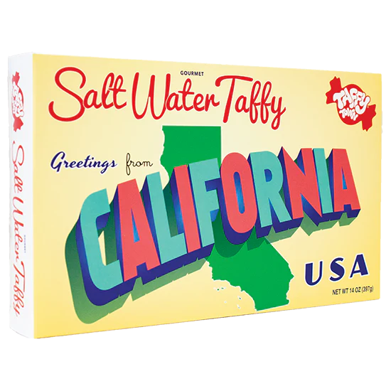 TAFFY TOWN Salt Water Taffy California Theatre Box 340GM 1 EA