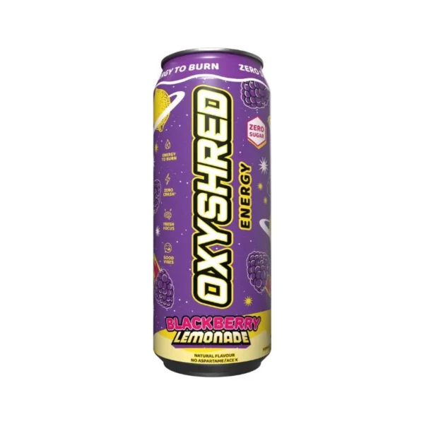 Oxyshred_500ml_RTD_Blackberry_Lemonade Oxyshred Blackberry Lemonade 500mls 12PK