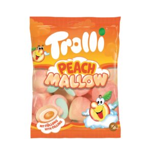 X9di0_Trolli_Trolli_Peach_Mallow_150g_1 Trolli Mallow Peach 150GM 8PK
