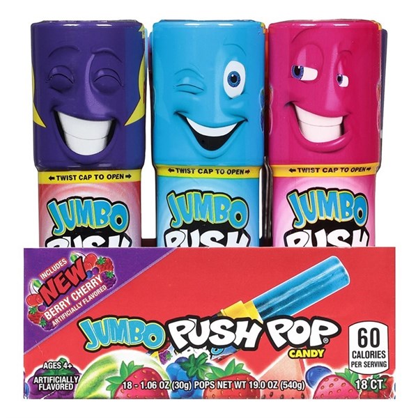 MYRIAD Jumbo Push Pop 30GM 18PK