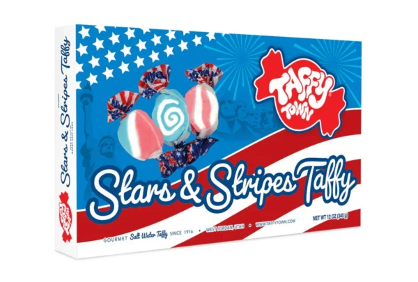 TAFFY TOWN Salt Water Stars & Stripes Theatre Box 340GM 1 EA