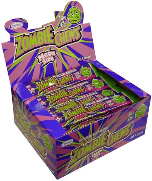 Zombie Chews Grape 28GM *72PK