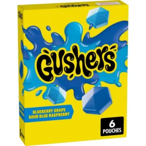 Gusher's Blueberry Grape Sour Blue Rasp 136GM 10PK