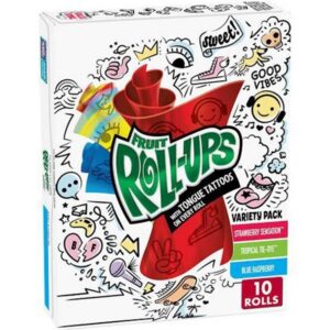 106344 Fruit Roll Ups Variety Pack 141GM 10PK