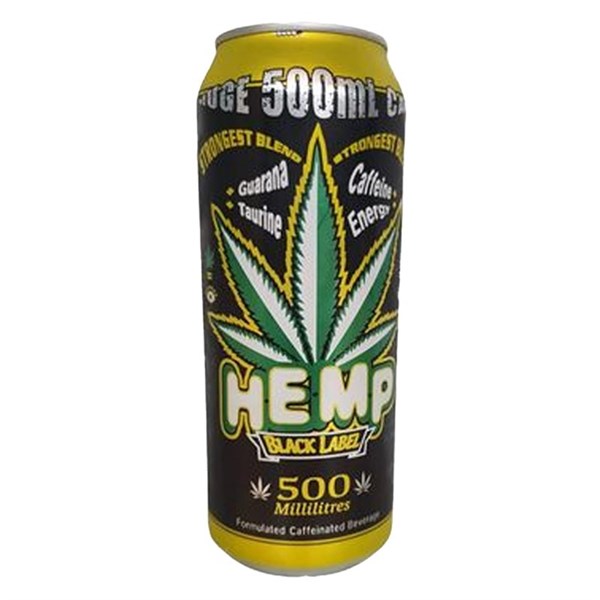HEMP Energy Drink Black Energy 500mls 24PK