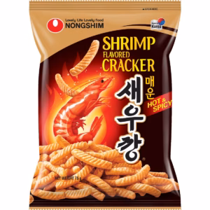 258574 NONGSHIM Shrimp Cracker Hot & Spicy 75GM 20PK