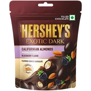40224160_2-hersheys-exotic-dark-chocolate-californian-almonds-with-blackberry-flavour-crunchy Hershey Exotic Dark Californian Almonds BlackBerry Flavor Chocolate 90gm 6PK