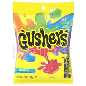 6149864 Gusher's Tropical Fruit Snacks 120GM 8PK