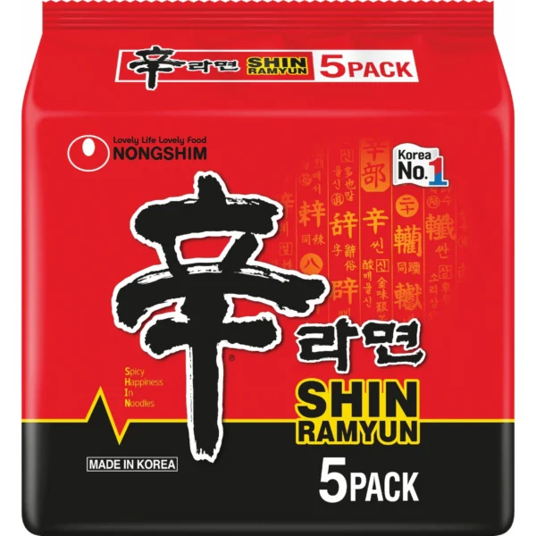 NONGSHIM Shin Ramyun(Multi) (120gm*5) 8PK (BB 3.12.2026)