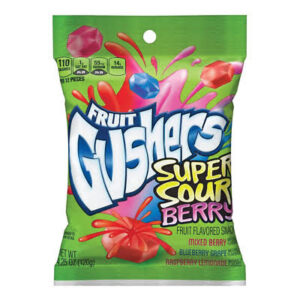 images (2) Gusher's Super Sour Berry Fruit Snacks 120GM 8PK