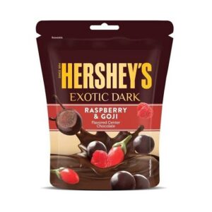 images (3) Hershey Exotic Dark Raspberry & Goji Flavor Chocolate 100gm 6PK