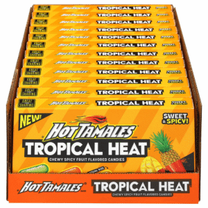 large_020ac8ed-cffb-42ba-862a-6854a37d01b0 Hot Tamales Tropical Heat Chewy theatre box 120GM 12PK