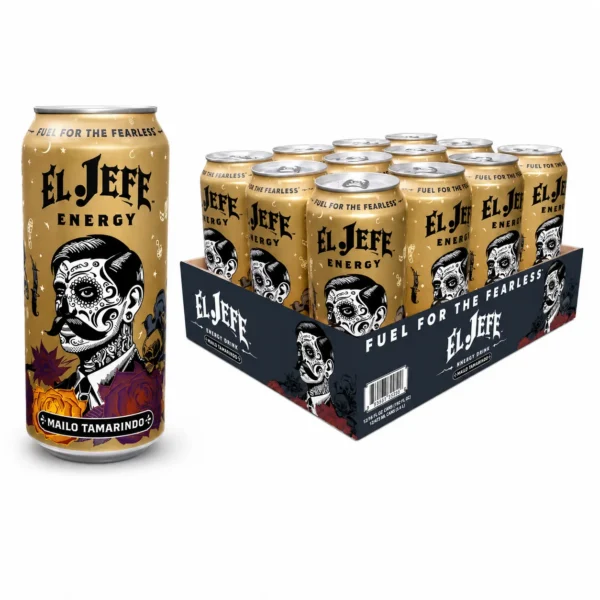 EL JEFE Energy Drink Mailo Tamarindo 473mls 12PK