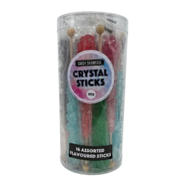 Crystal Candy Sticks Assorted 16 PK