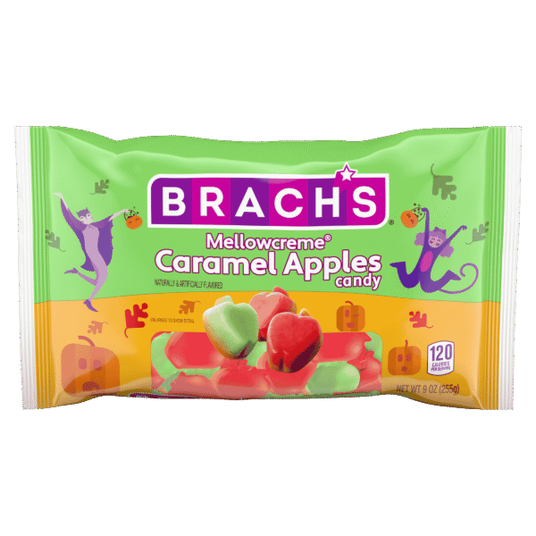 BRACH'S Halloween Mellowcremes caramel apple  255GM 12PK
