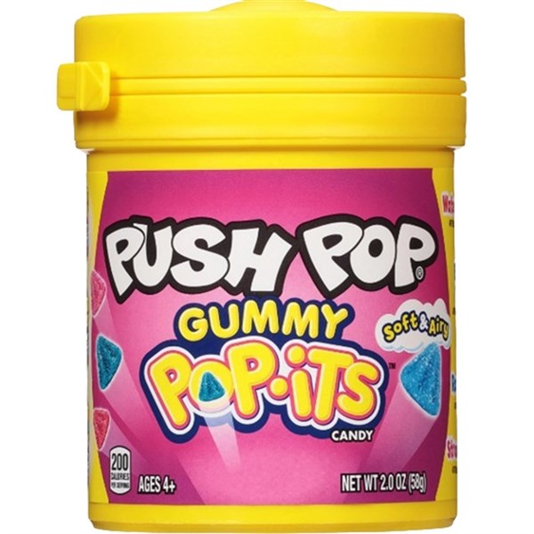 Push Pop Gummy Pop Its 58GM 8PK